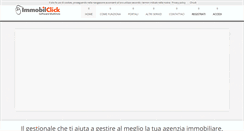 Desktop Screenshot of immobilclick.it